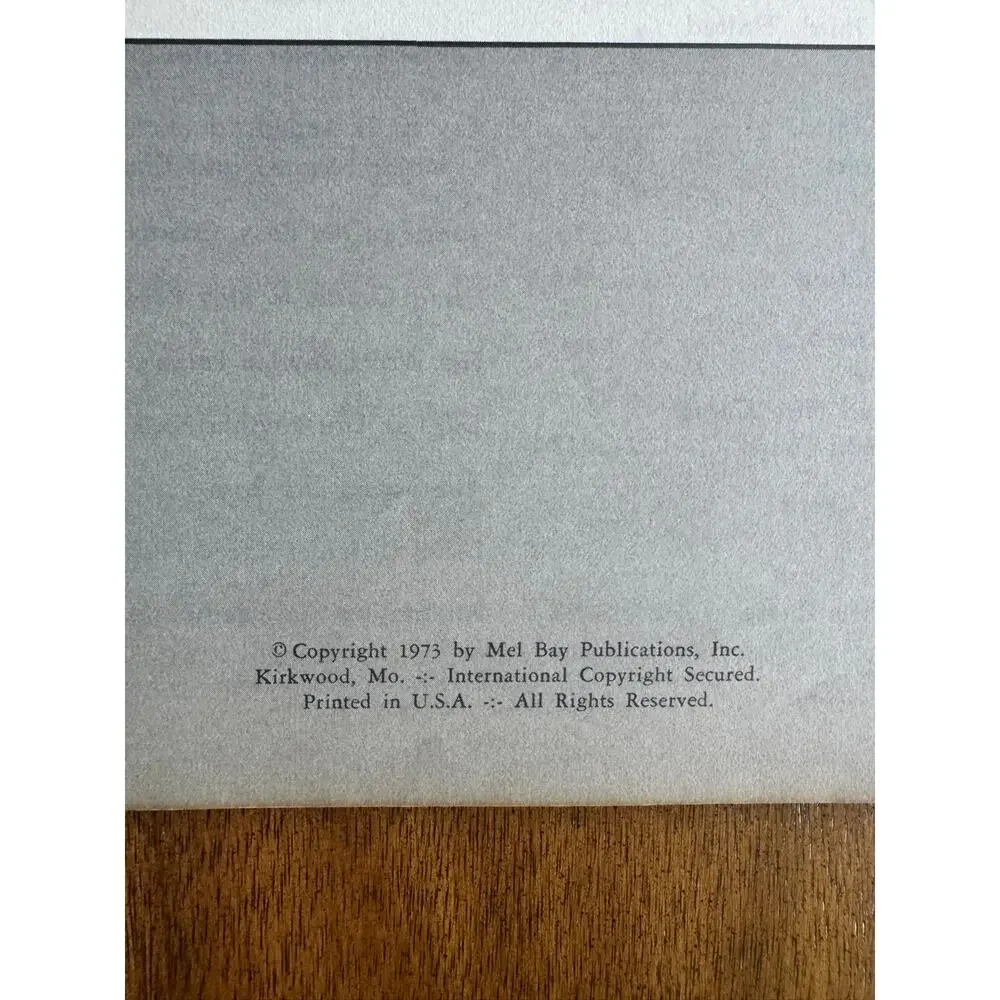 Mel Bay Publications vintage 1973